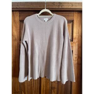 The Drop slit back wide sleeve sweater M